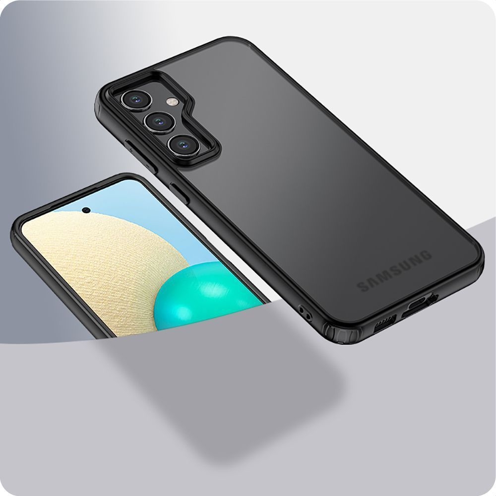 Σκληρή Ημιδιάφανη Θήκη - Samsung Galaxy A55 - Tech-Protect MagMat - Matte Black (5906203692101)