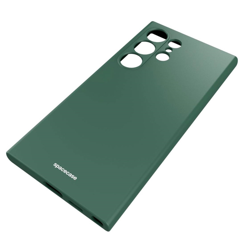 Θήκη Σιλικόνης - Samsung Galaxy S24 Ultra - Spacecase Silicone Case - Dark Green (5905719106645)