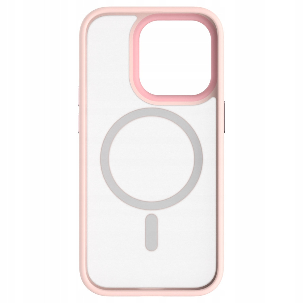 Spacecase Hybrid MagSafe - Σκληρή Ημιδιάφανη Θήκη MagSafe - Apple iPhone 14 Pro - Pink (5905719103033)