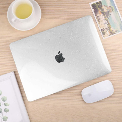 Ανθεκτική Σκληρή Θήκη - Apple MacBook Air 13" M4 2025 / M3 2024 / M2 2022 - Tech-Protect SmartShell - Glitter Clear (9589046924095)