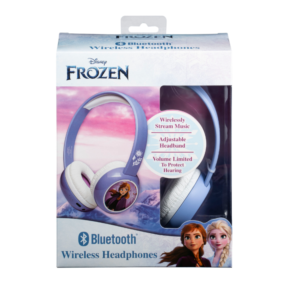 eKids Disney Frozen 2 - Ασύρματα Ακουστικά Κεφαλής Bluetooth για Παιδιά με Ασφαλή Μέγιστη Ένταση Ήχου - Purple / White (FR-B38VM.UEXv22)