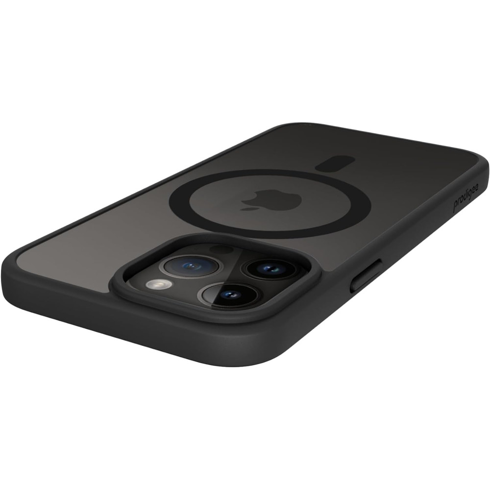 Prodigee Magneteek - Σκληρή Ανθεκτική Διάφανη Θήκη MagSafe - Apple iPhone 15 Pro Max - Black (IPH15P-6.7-TEEK-BLK)