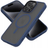 Θήκη Apple iPhone 15 Pro Max - Spacecase Hybrid MagSafe Σκληρή Ημιδιάφανη με MagSafe - Dark Blue (5905719103248)