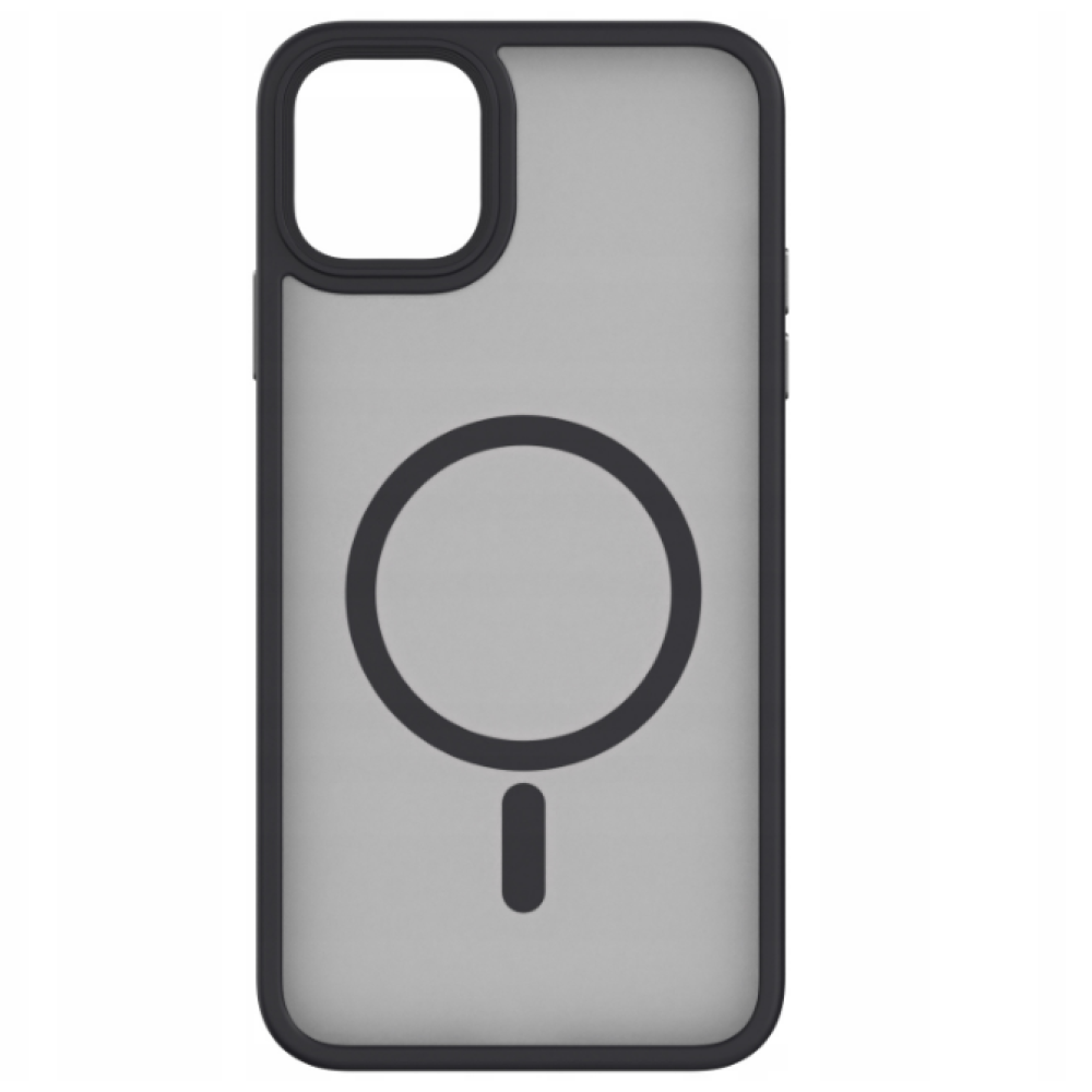 Spacecase Hybrid MagSafe - Σκληρή Ημιδιάφανη Θήκη MagSafe - Apple iPhone 11 Pro - Black (5905719103354)