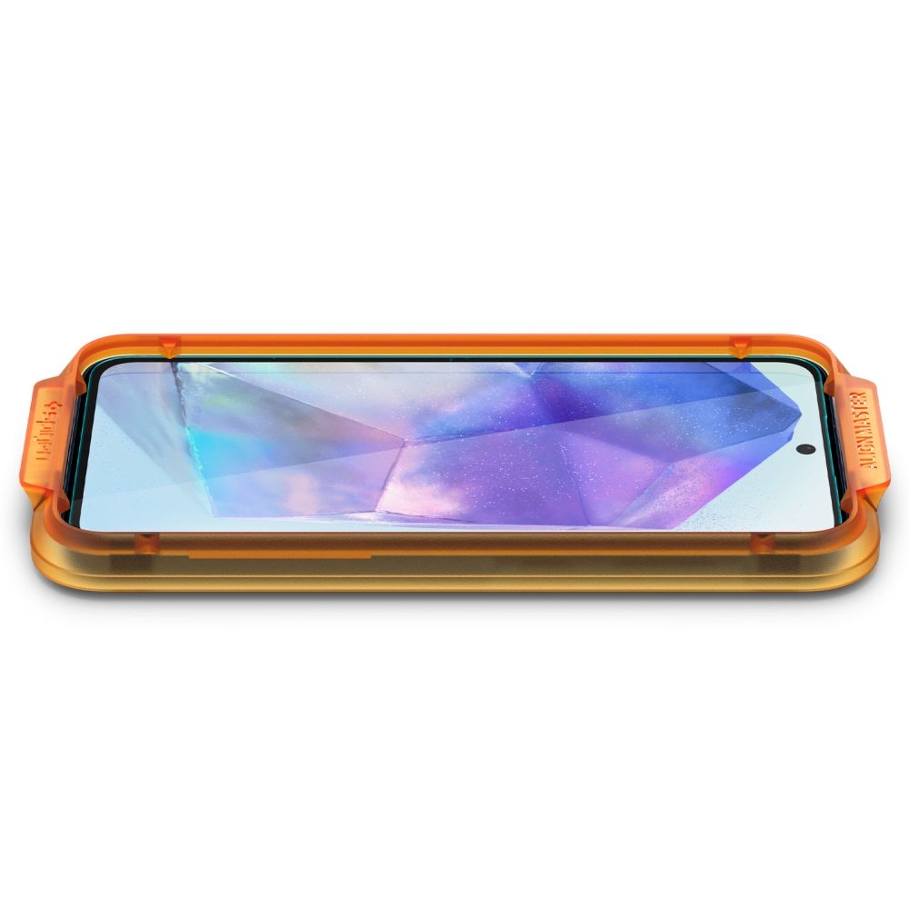 Αντιχαρακτικό Γυάλινο Tempered Glass - Samsung Galaxy A55 - Spigen GLAS.tR ALIGNmaster - Clear - 2 Τεμάχια (AGL07775)