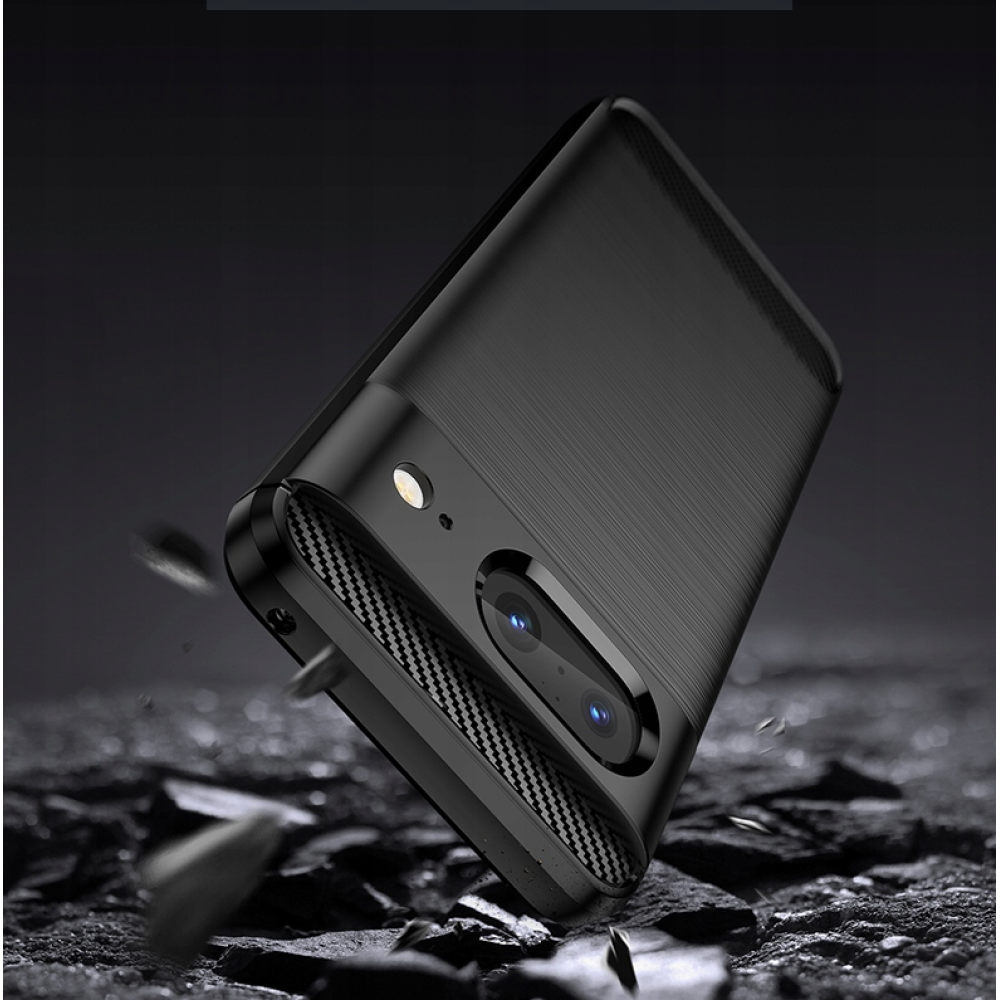 Spacecase Carbon - Θήκη Σιλικόνης - Google Pixel 8 - Black (5905719105419)