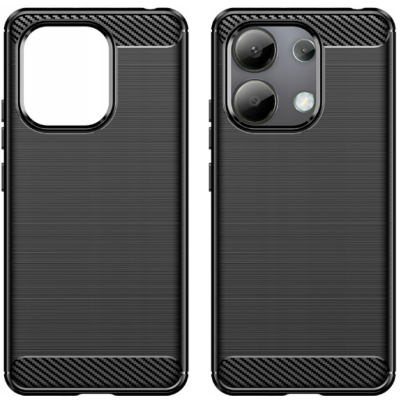 Θήκη Σιλικόνης - Xiaomi Redmi Note 13 4G - Spacecase Carbon - Black (5905719109066)