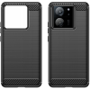 Spacecase Carbon - Θήκη Σιλικόνης - Xiaomi 13T / 13T Pro - Black (5905719105198)