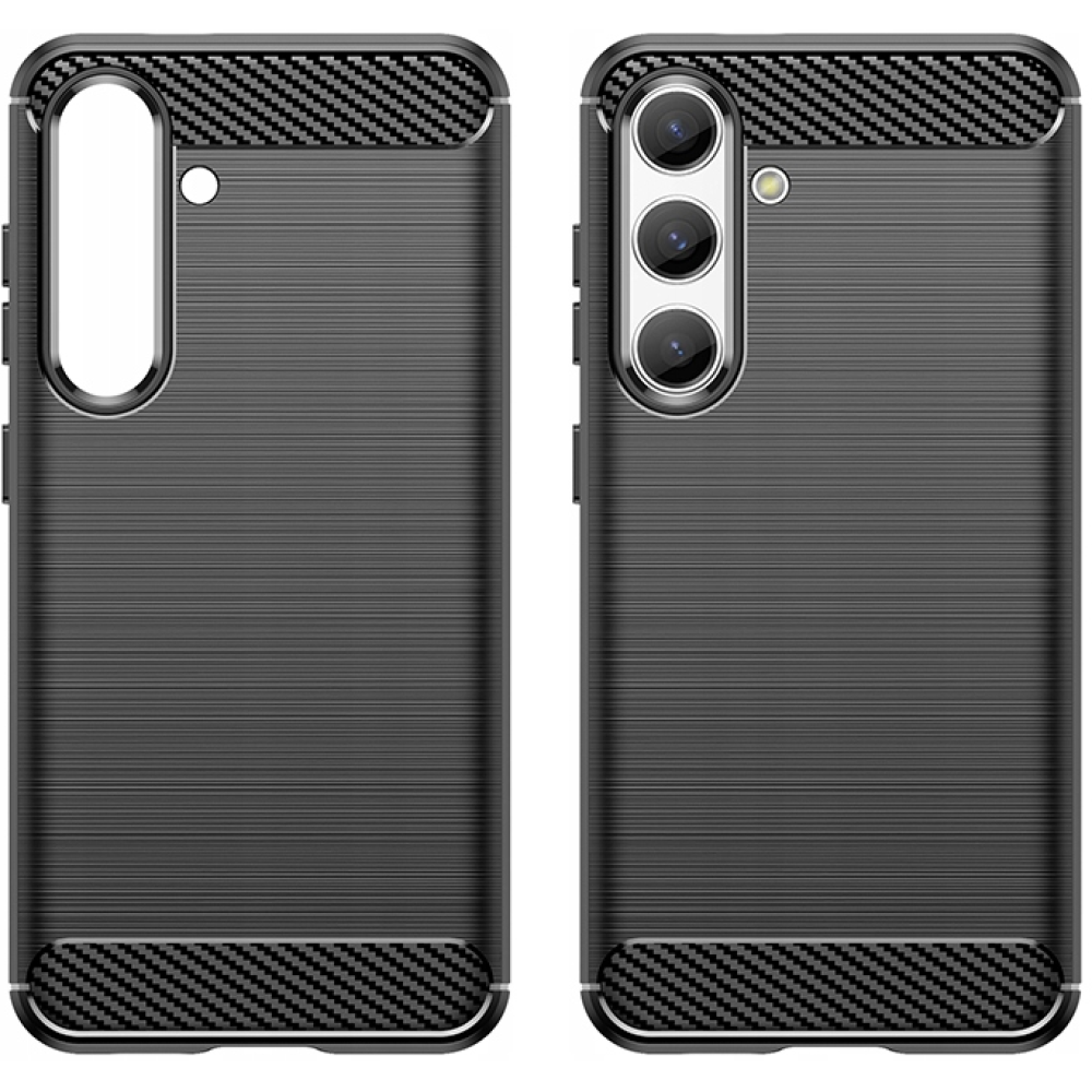 Θήκη Σιλικόνης - Samsung Galaxy S24 - Spacecase Carbon - Black (5905719107017)
