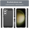 Spacecase Carbon - Θήκη Σιλικόνης - Samsung Galaxy S23 - Black (5905123461262)