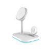 Tech-Protect A27 3 in 1 Magnetic MagSafe Wireless Charger - Βάση Ασύρματης Φόρτισης MagSafe για iPhone 16 / 15 / 14 / 13 / 12 / AirPods / Apple Watch - 10W - White (9490713934647)