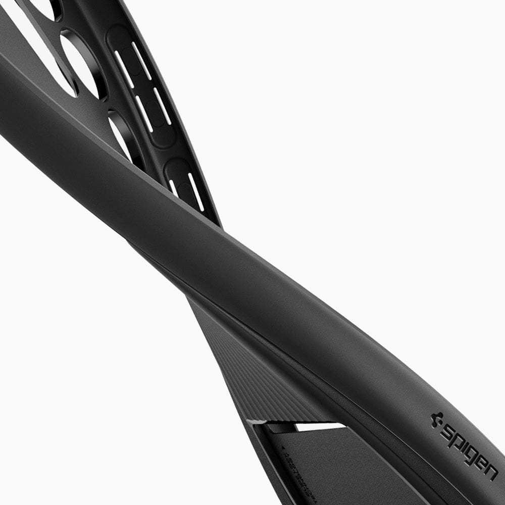 Ανθεκτική Θήκη Σιλικόνης με Υποδοχή για Κάρτα - Samsung Galaxy S24 Ultra - Spigen Liquid Slot - Matte Black (ACS07310)