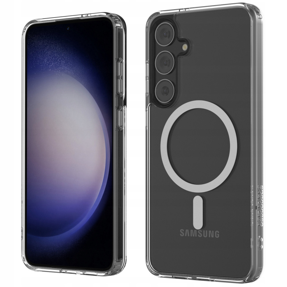 Σκληρή Διάφανη Θήκη MagSafe - Samsung Galaxy S24 Plus - Spacecase Clear MagSafe - Transparent (5905719107154)