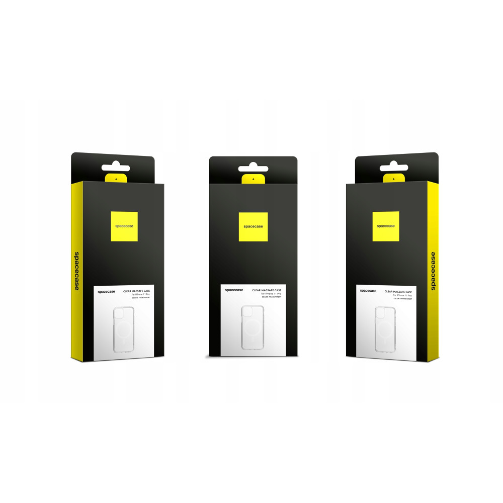Spacecase Clear MagSafe - Σκληρή Διάφανη Θήκη MagSafe - Apple iPhone 11 Pro - Transparent (5905123448553)