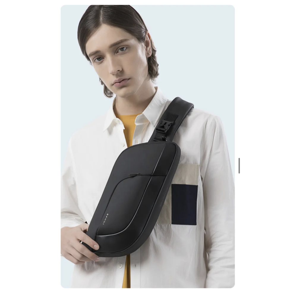 Bange 7312 - Ανδρικό Τσαντάκι Ώμου / Χιαστί Crossbody - 2.5L - Black