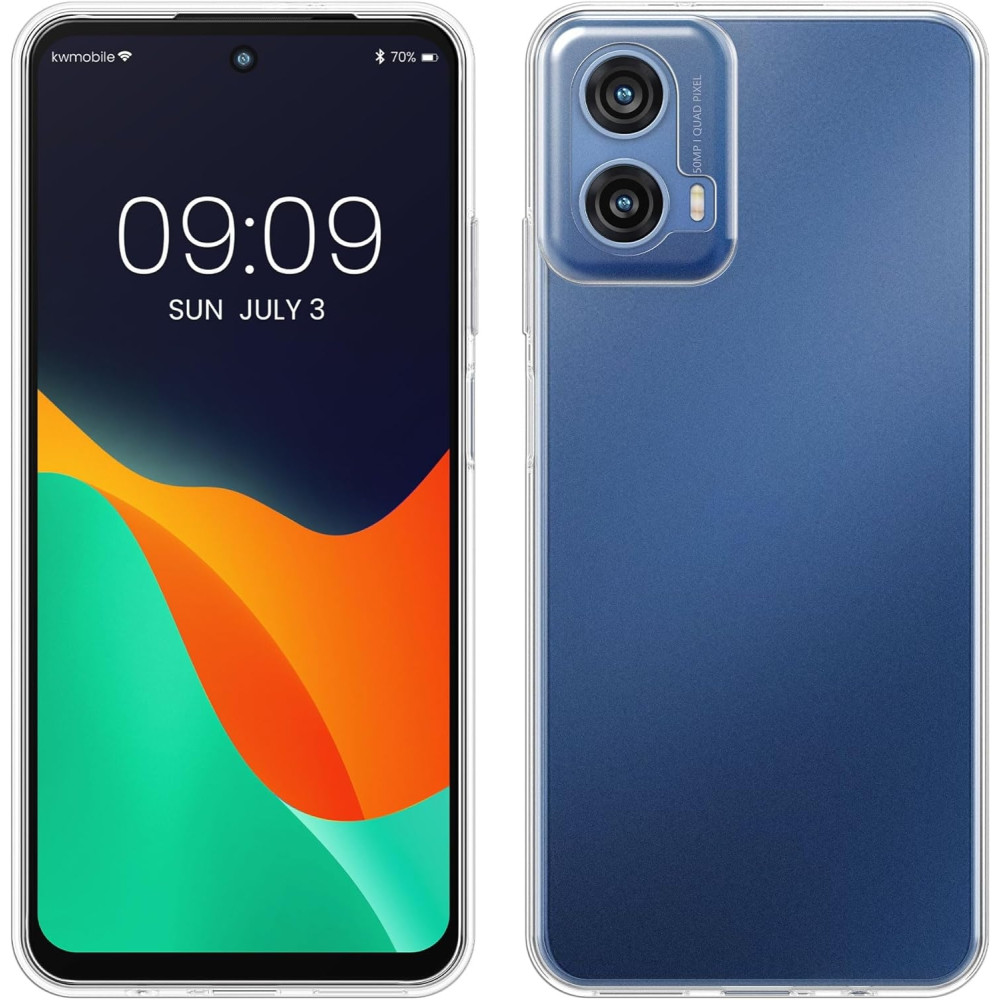 Διάφανη Θήκη Σιλικόνης - Motorola Moto G34 - Tech-Protect FlexAir - Clear (5906203691432)