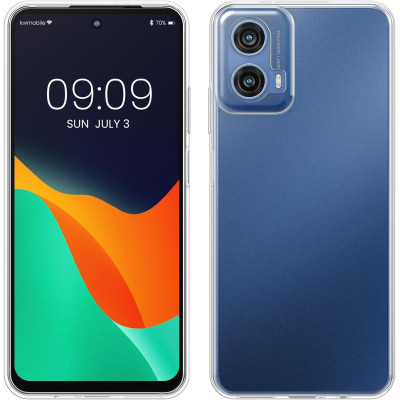 Διάφανη Θήκη Σιλικόνης - Motorola Moto G34 - Tech-Protect FlexAir - Clear (5906203691432)