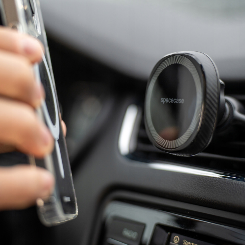 Spacecase SC04 Air Vent MagSafe Car Mount - Universal MagSafe Μαγνητική Βάση Κινητών για Αεραγωγούς Αυτοκινήτου - Black (5905719038977)