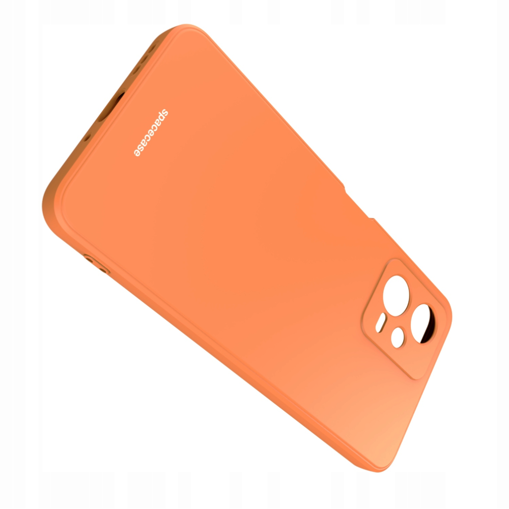 Spacecase Silicone Case - Θήκη Σιλικόνης Xiaomi Redmi Note 12 5G / Poco X5 - Orange (5905123475351)