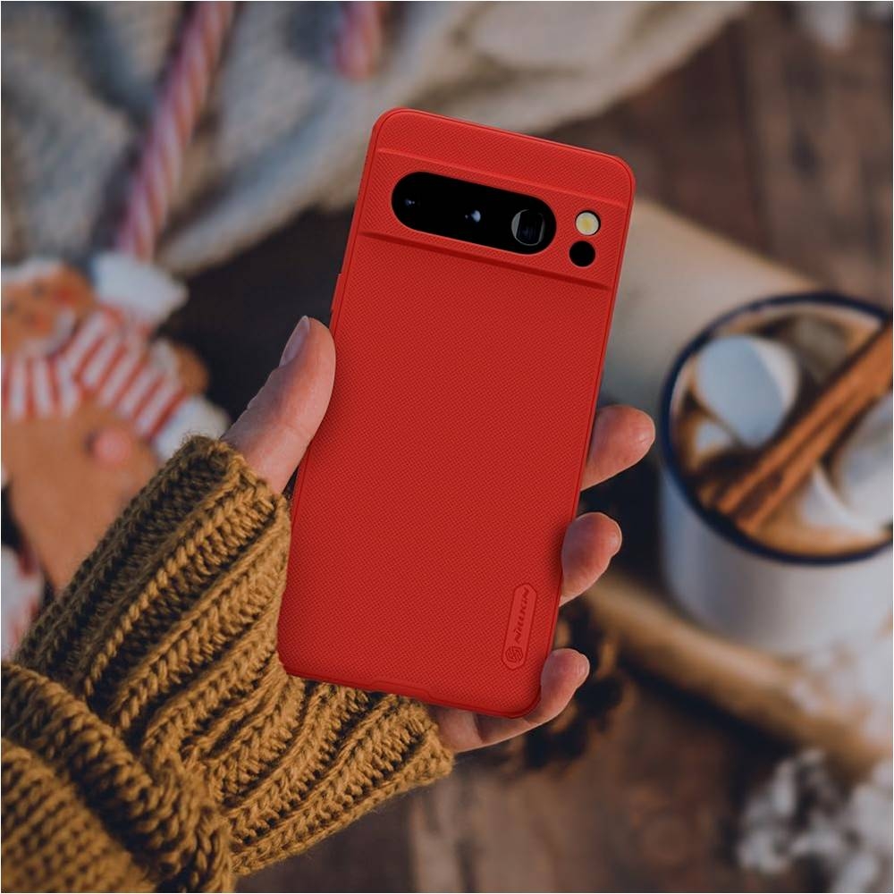 Nillkin Ανθεκτική Θήκη Super Frosted Shield Pro - Google Pixel 8 Pro - Red (6902048264694)