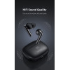 Recci REP-W77 Warrior TWS ANC Wireless Earphones - Ασύρματα Ακουστικά Bluetooth με Θήκη Φόρτισης - Black (6955482526941)