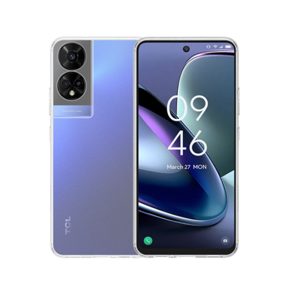 Σετ Διάφανη Θήκη Σιλικόνης & Tempered Glass - TCL 50 5G - Vivid Set Gelly Case & Tempered Glass - Transparent (VIGELLY373GLASSTN)