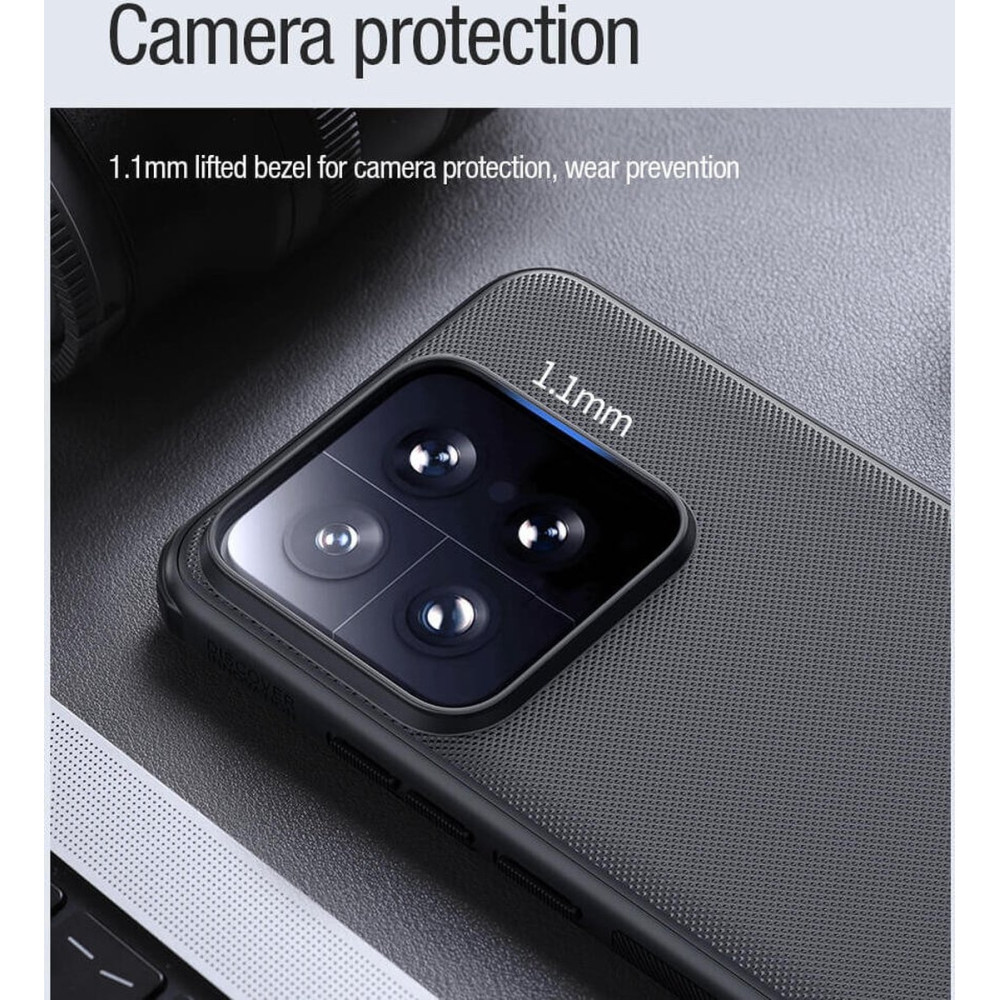 Σκληρή Ανθεκτική Θήκη MagSafe - Xiaomi 14 - Nillkin Super Frosted Shield Pro Magnetic - Black (6902048272217)