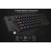 Redragon K530 RGB Dragonic Pro - Ασύρματο / Ενσύρματο RGB Gaming Μηχανικό Πληκτρολόγιο 60% με Custom Blue Διακόπτες - US - Black (6950376707819)