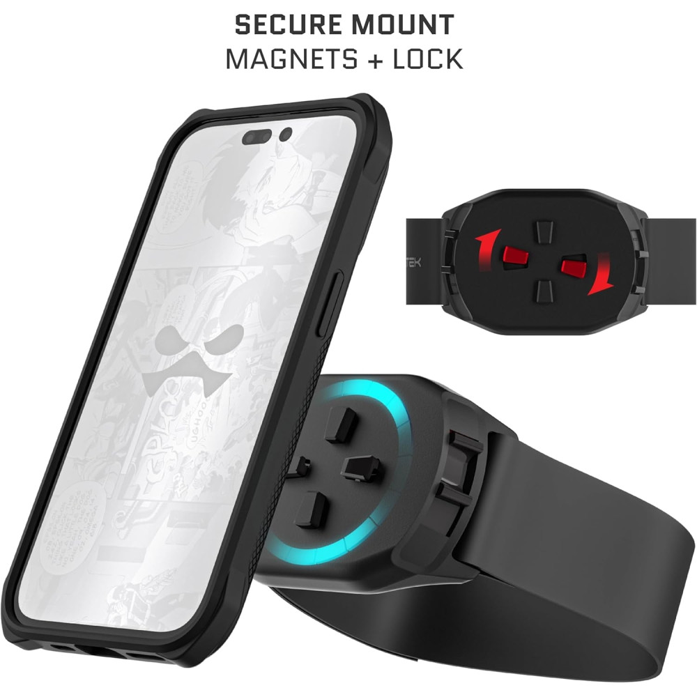 Ghostek ARMBand for Exec 6 Case - Βάση Στήριξης Μπράτσου / Περιβραχιόνιου για Θήκες Exec 6 - Black (GHOACC201)