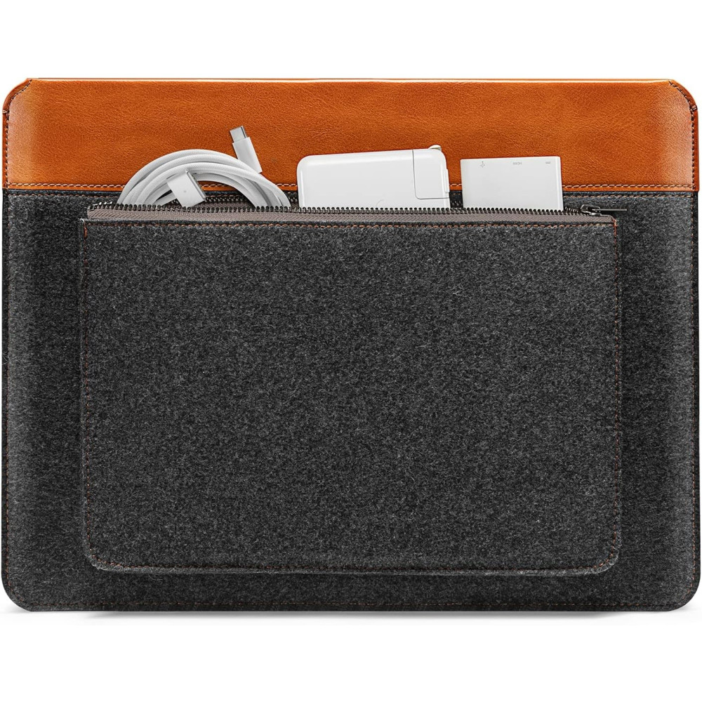 Tomtoc Vintage H16 Stylish Laptop Sleeve - Θήκη / Τσάντα για MacBook Pro 14" / Laptop έως 14" - Gray (A16D2Y1)