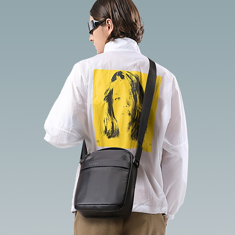 Bange 2876 - Ανδρικό Τσαντάκι Ώμου / Χιαστί Crossbody - 4.5L - Black