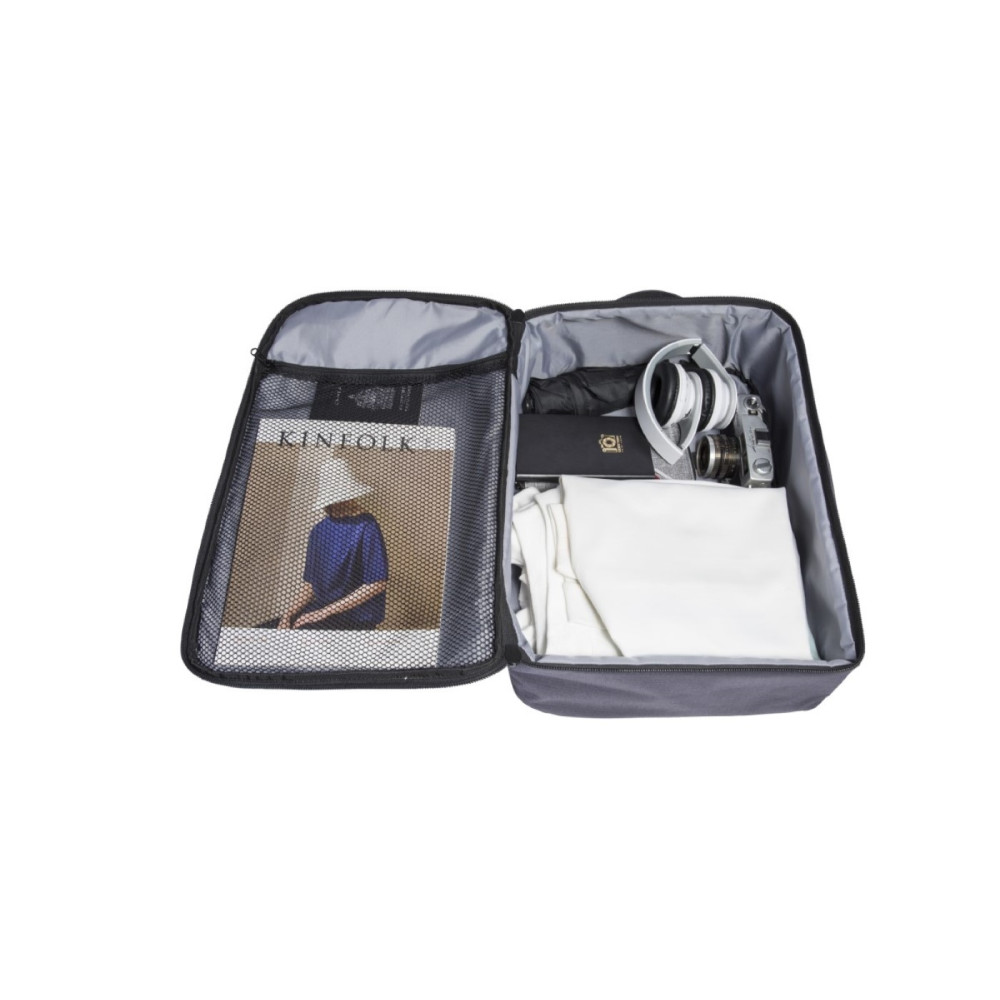 Bange 1916 Travel Overnight Cabin Size - Σετ Σακίδιο / Τσάντα Πλάτης 40L & Μεταφοράς Laptop έως 17.3" με 3 Θήκες Αποθήκευσης - Black