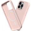 Θήκη iPhone 15 Pro Max RhinoShield SolidSuit Σκληρή Ανθεκτική με MagSafe - Blush Pink (4711366127855)