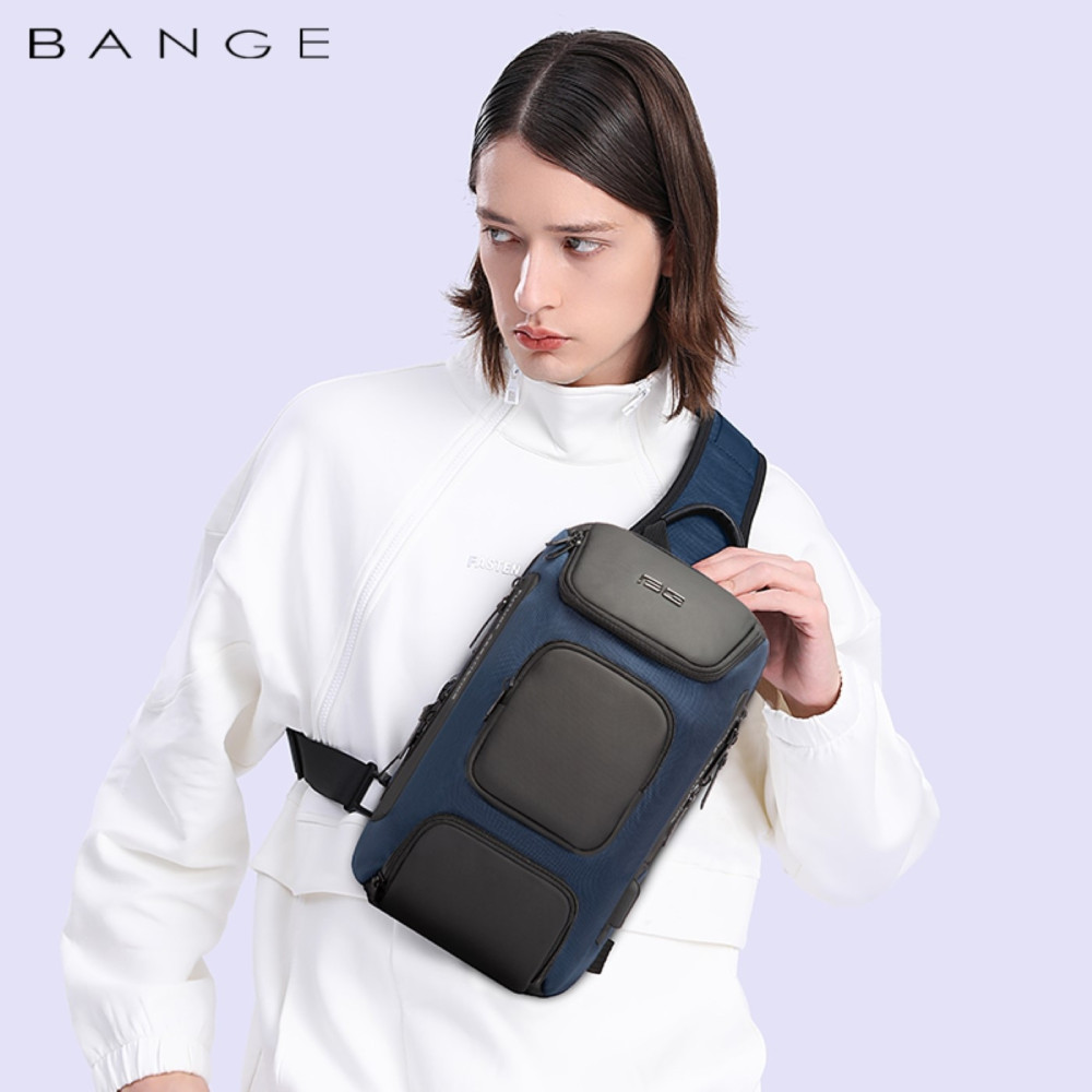 Bange 7086 - Ανδρικό Τσαντάκι Ώμου / Χιαστί Crossbody - 9L - Blue
