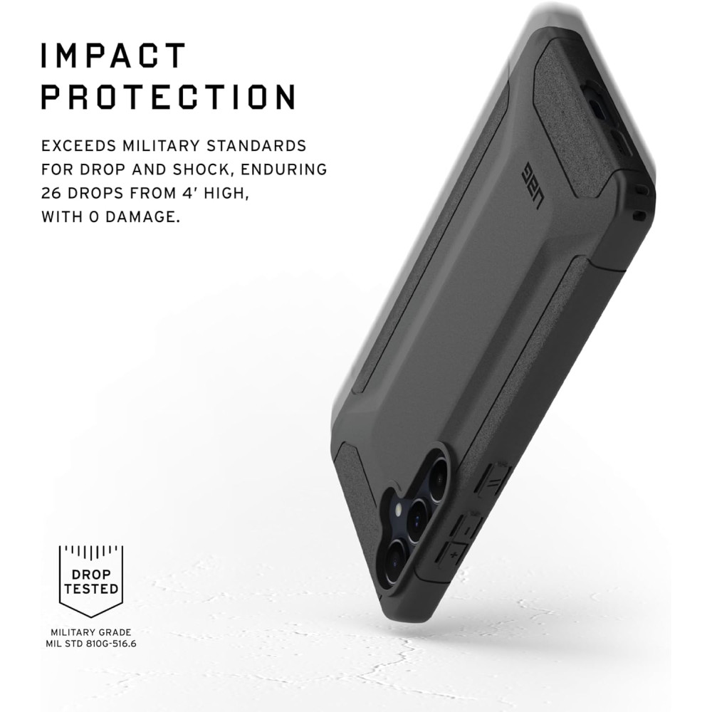 Ανθεκτική Θήκη Σιλικόνης - Samsung Galaxy A55 - UAG Scout - Black (214450114040)