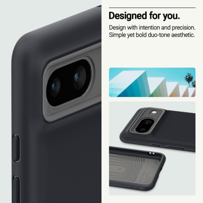Caseology Nano Pop - Ανθεκτική Θήκη Σιλικόνης - Google Pixel 8 - Black Sesame (ACS06301)