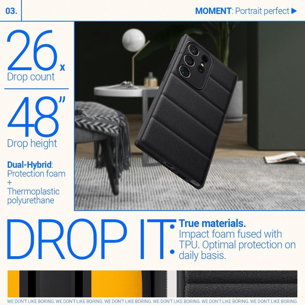 Ανθεκτική Θήκη Σιλικόνης - Samsung Galaxy S24 Ultra - Caseology Athlex - Active Black (ACS07322)