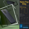 Θήκη Apple iPhone 15 Pro Max - Caseology Nano Pop Mag Ανθεκτική MagSafe Σιλικόνης - Black Sesame (ACS06618)