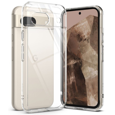 Σκληρή Θήκη με TPU Bumper - Google Pixel 8a - Ringke Fusion - Clear (8809961785771)