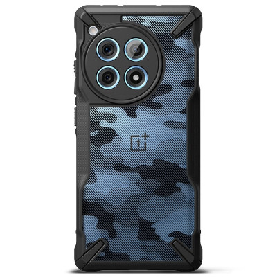Σκληρή Θήκη - OnePlus 12R - Ringke Fusion X - Camo Black (8809961785375)