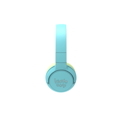 Kiddoboo Bluetooth Headphones Ocean - Ασύρματα / Ενσύρματα Ακουστικά Κεφαλής για Παιδιά με Ασφαλή Μέγιστη Ένταση Ήχου / LED Φωτισμό & 1 x Θύρα Jack 3.5mm - Mint (KBHB02-MNT)