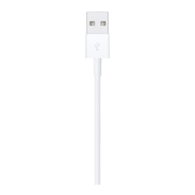 Official Apple Data Cable New - Καλώδιο Φόρτισης και Μεταφοράς Δεδομένων USB-A σε Lightning - 100cm - 12W - White (MUQW3ZM/A)