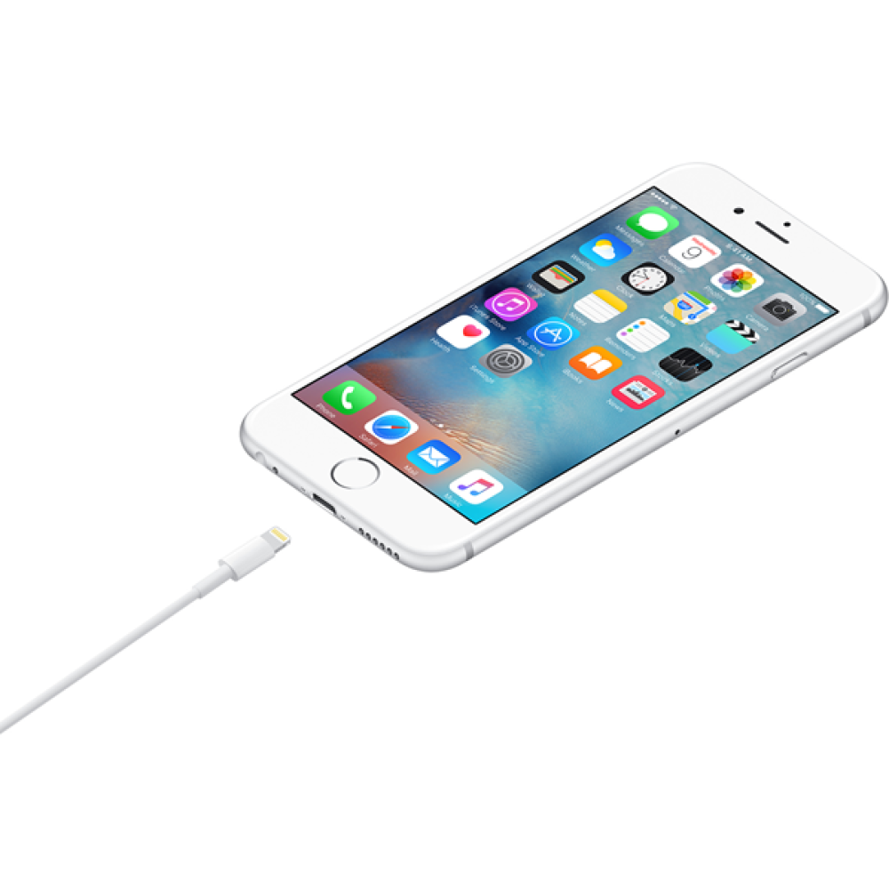 Official Apple Data Cable New - Καλώδιο Φόρτισης και Μεταφοράς Δεδομένων USB-A σε Lightning - 100cm - 12W - White (MUQW3ZM/A)