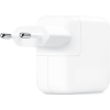 Official Apple 35W Dual USB-C Power Adapter New - Ταχυφορτιστής Ταξιδιού / Αντάπτορας με 2 x Type-C - 35W - White (MW2K3ZM/A)
