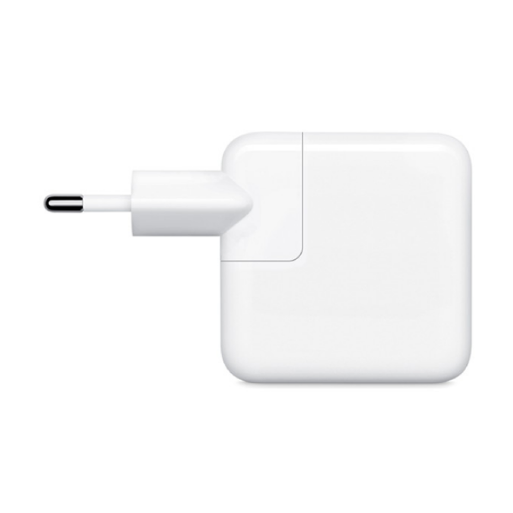 Official Apple 35W Dual USB-C Power Adapter New - Ταχυφορτιστής Ταξιδιού / Αντάπτορας με 2 x Type-C - 35W - White (MW2K3ZM/A)