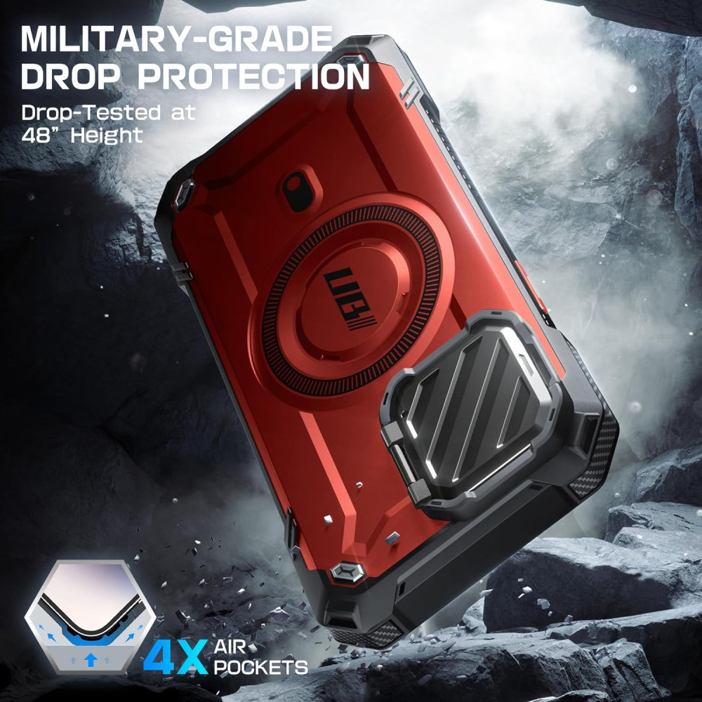 Θήκη Apple iPhone 15 Pro Max - Supcase Unicorn Beetle XT Mag Ανθεκτική MagSafe με Μεταλλικό Κάλυμμα για την Κάμερα - Ruddy (843439137219)