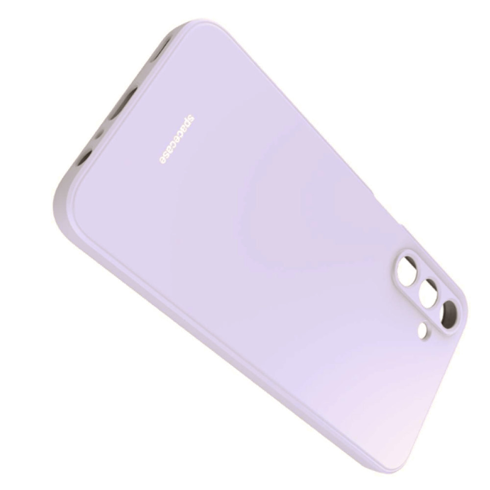 Θήκη Σιλικόνης - Samsung Galaxy A15 - Spacecase Silicone Case - Light Purple (5905719107536)