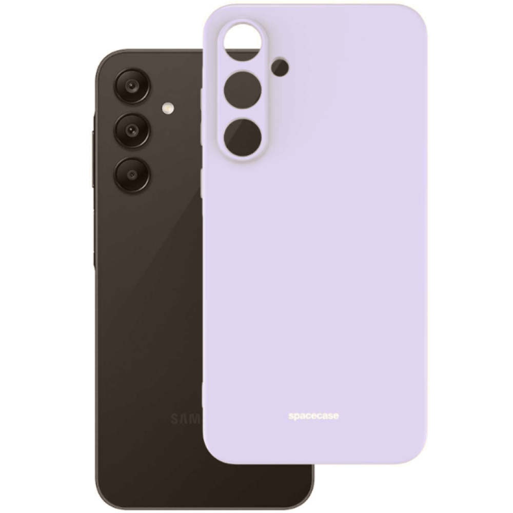 Θήκη Σιλικόνης - Samsung Galaxy A55 - Spacecase Silicone Case - Light Purple (5905719108748)