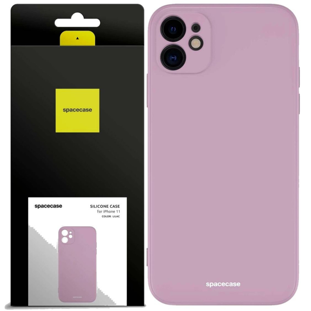 Spacecase Silicone Case - Θήκη Σιλικόνης Apple iPhone 11 - Lilac (5905123440342)