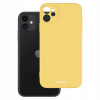 Spacecase Silicone Case - Θήκη Σιλικόνης Apple iPhone 11 - Yellow (5905123440373)